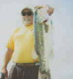 Gary Peck with an 8.9 Lake Fork bass