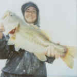 Stephanie Greathouse with another trophy Lake Fork bass