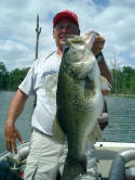 Lake Fork Pro Guide JW Peterson with a 12.2lb caught 4/2/07