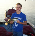 Eddie Gandy and his son from South Arkansas, fished Lake Fork last weekend 7-8-06. Yes, the big one did get away...but they enjoyed the time they spend together fishing and will be back next month to try again.