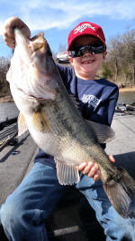 Bass fishing with Guide John Tanner