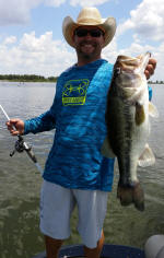 Bass caught while fishing with Lake Fork Guide John Morris