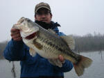 Tod Mercer with a great Lake Fork Bass caught with Pro Guide Jimmy Everett