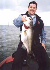 Randy Humphrey of Dallas with a 12.42 lb Lake Fork Bass 