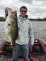 bass caught while fishing with Lake Fork Guide Sam Cotton
