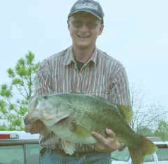 13.02 lb. Largemouth Bass caught at 3:00 PM Thursday, March 14th.  at Lake Fork.