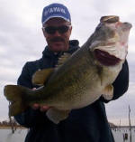 Pro Guide John Tanner with a 9.6 bass caught 1-27-06. It's January...Gentlemen start your engines!