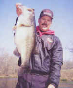 A Lake Fork bass weighing 11.4 lbs caught by Pro Guide John Tanner