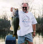 Guide George Williams put BJ Meyer onto this 9lb4oz beauty. Caught 3/13 on white/chart & gold dble willow leaf GW Spinnerbait.