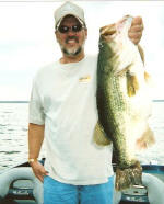 Chuck Woods with his personal best weighing 10lbs 10oz.