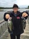 Crappie fishing with Guide James Olive