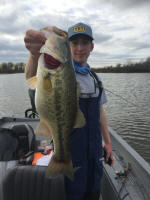 Luke from St Louis. Fishing with Guide Tom Evans 3/08/17