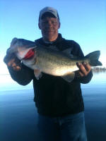 Bass fishing with Pro Guide Eddie Garrett