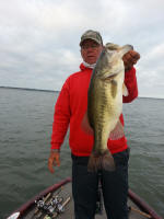 Lake Fork Pro Guide JW Peterson with Lake Fork bass caught 5/7/14