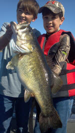 These happy boys had a great time fishing with Lake Fork Guide John Tanner
