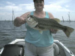 Tina Gable caught these 2 bass at Lake Fork on Sunday 