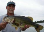 Joe with an 8 lb 9 oz fish he caught while fishing with Pro Guide Tom Redington.