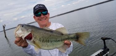 bass caught while fishing with guide David Vance