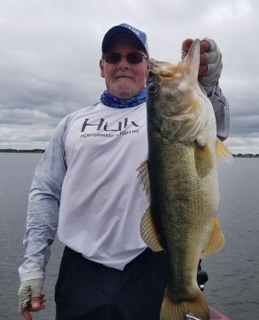 Bass caught fishing with Guide David Vance