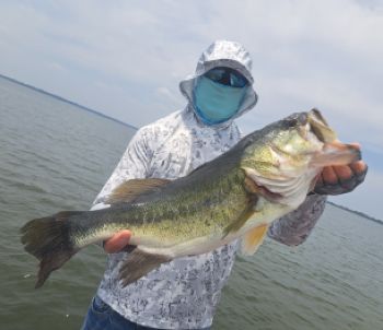 Big Bass Caught Fishing With Guide David Vance
