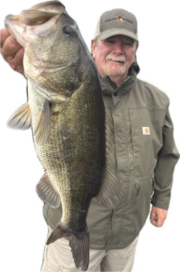 Lake Fork Guide Yom Evans with a lunke